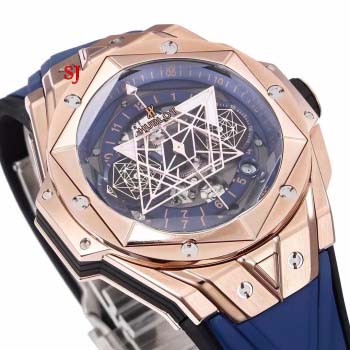 2022年原版復刻新作入荷 ウブロHublot 自動巻ムーブメント腕時計44MM*15.45MM