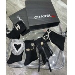 2022年秋冬新作 シャネル ブランド 新品靴下5足セット