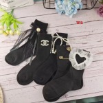 2022年秋冬新作 シャネル ブランド 新品靴下5足セット