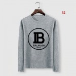 バルマン 人気 メンズの長袖Tシャツ 32工場 M-6XL