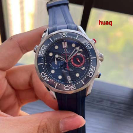 高品質オメガ42mm 自動巻ムーブメント腕時計 huaq工場