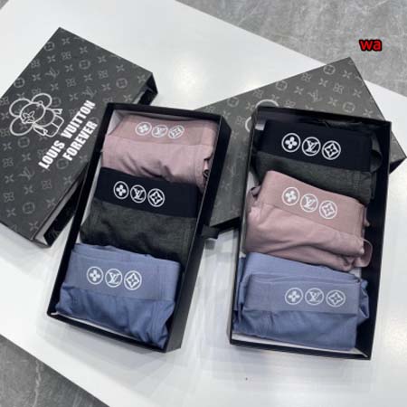 2023年新品 人気ルイヴィトン メンズ 下着一箱ごとに3枚