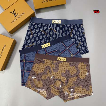 2023年新品 人気ルイヴィトン メンズ 下着一箱ごとに3枚