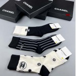 2023年新品人気 シャネル 靴下一箱3足セット