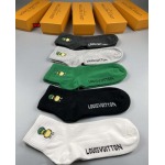 2023年新品人気 ルイヴィトン靴下一箱5足セット