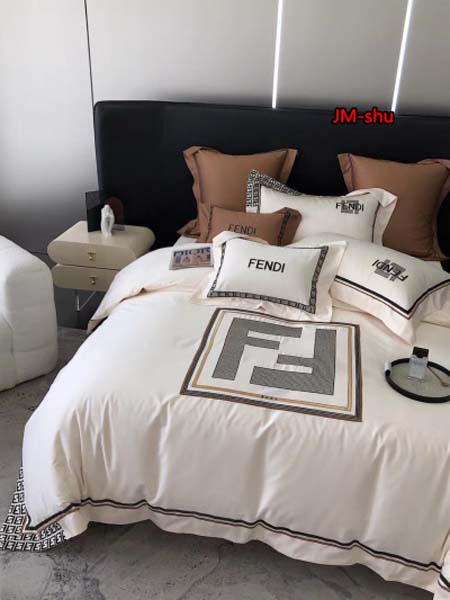 2023年高品質新作入荷フェンディシーツセット綿100本デジタルプリントSIZE:200*230/220*240CM