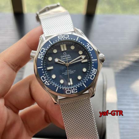 オメガ 高品質石英 42mm 腕時計 yaf工場