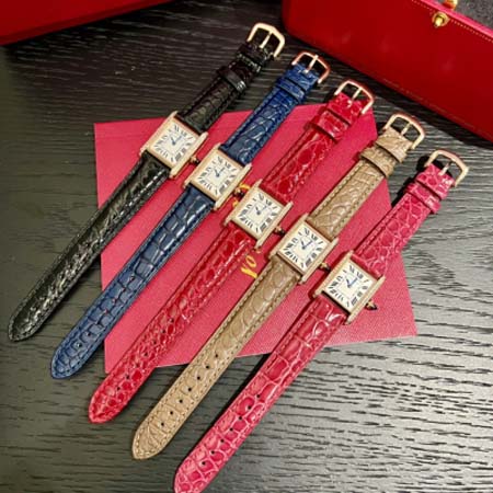 カルティエ 高品質25.5mm*33.7mm石英電池式 腕時計