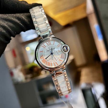 カルティエ 高品質33mm石英電池式腕時計