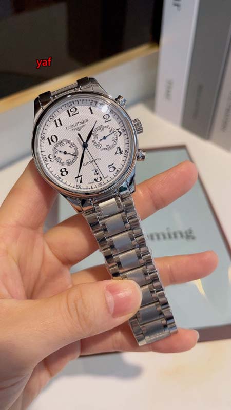 ロンジン 高品質42mm自動巻 腕時計 yaf工場