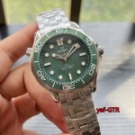 オメガ 高品質石英 42mm 腕時計 yaf工場