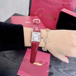 カルティエ 高品質25.5mm*33.7mm石英電池式 腕時計