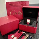 カルティエ 高品質25.5mm*33.7mm石英電池式 腕時計
