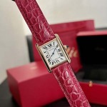 カルティエ 高品質25.5mm*33.7mm石英電池式 腕時計