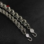 2024年原版復刻新作入荷クロムハーツ925銀 ブレスレット926工場
