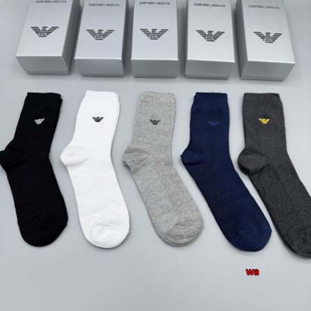 2024年新品人気アルマーニ 靴下一箱5足セット