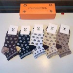2024年新品人気ルイヴィトン 靴下一箱5足セット