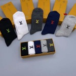 2024年新品人気ルイヴィトン 靴下一箱5足セット