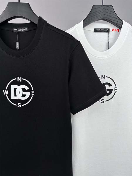 2024年7月26日新品入荷Dolce&Gabbana半袖 TシャツDSQ工場