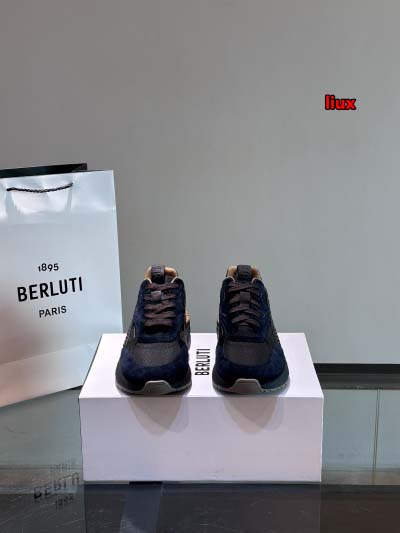 2024年9月30日早秋原版復刻新品入荷 Berluti  スニーカー LIUX工場