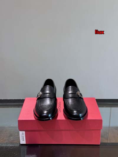 2024年9月30日早秋原版復刻新品入荷フェラガモ 革靴  LIUX工場