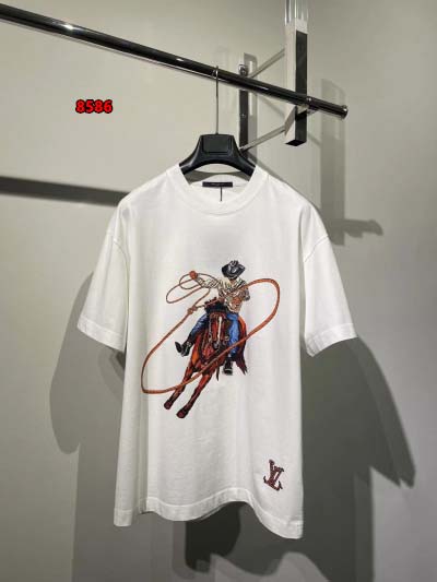 2024年9月2日秋冬高品質新品入荷ルイヴィトン 半袖 Tシ...