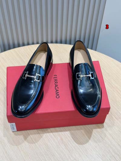 2024年9月29日早秋原版復刻新品入荷フェラガモ 革靴  ...