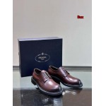 2024年9月30日早秋原版復刻新品入荷PRADA 牛革男性 紳士靴  LIUX工場