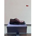 2024年9月30日早秋原版復刻新品入荷PRADA 牛革男性 紳士靴  LIUX工場