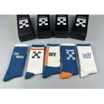 2024年秋冬新品人気 OFF WHITE  靴下一箱5足セット