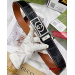 2024年10月31日入荷秋冬新品グッチメンズカーフスキン ベルト40mm qi工場