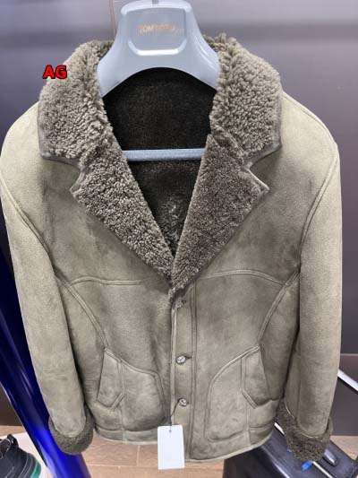 秋冬原版復刻 新品クロムハーツ 本革 毛皮一体ジャケットアウター ag工場