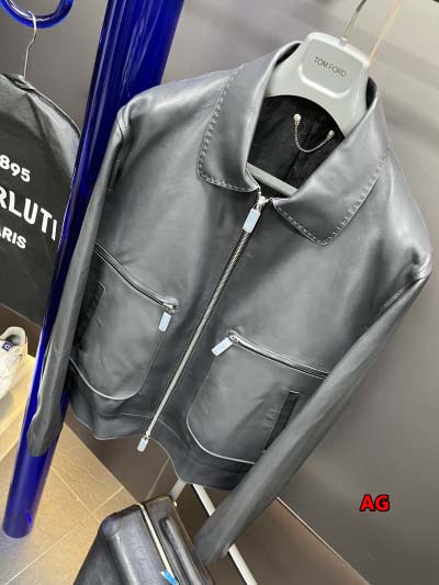 秋冬原版復刻 新品 Berluti 本革 ジャケットアウター ag工場