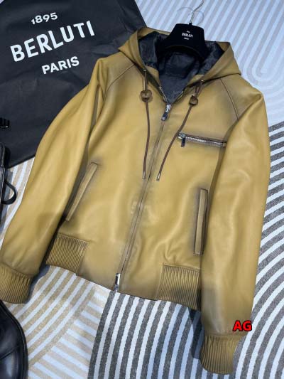 秋冬原版復刻 新品 Berluti 本革 ジャケットアウター ag工場