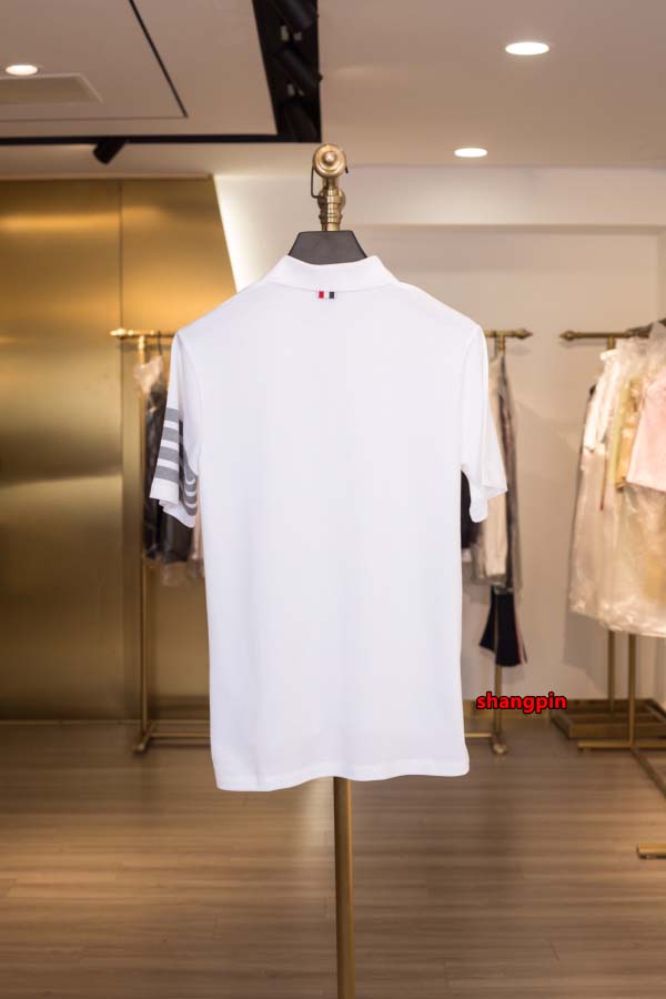 2025年春夏高品質新品 THOM BROWNE ポロシャツ半袖 Tシャツ shp工場