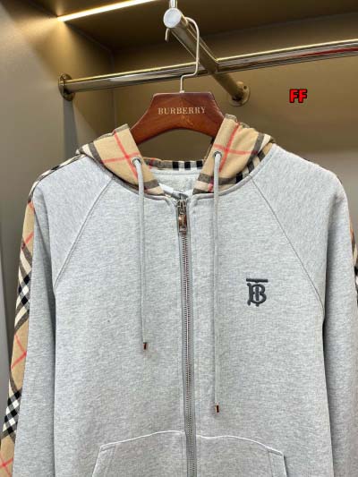 2024年12月12日高品質新品秋冬バーバリー ジップアップパーカー FF工場