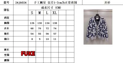 2024年12月16日新作原版復刻秋冬グッチ カシミヤ ニットカーディガン fk工場