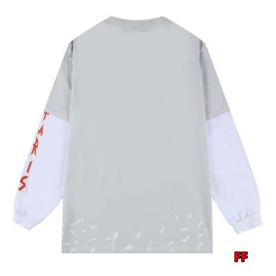 春夏新款 バレンシアガ 長袖 Tシャツ  綿  FF工場