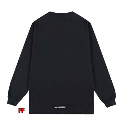 2025年新作早春 バレンシアガ長袖Tシャツ 綿 男女兼用  FF工場