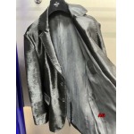 秋冬原版復刻 新品 Berluti 本革牛の胎児の毛 ジャケットアウター ag工場