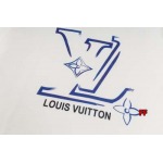 2025年高品質 新品春夏ルイヴィトン 半袖Tシャツ 綿 Tシャツ 男女兼用 HUAREN工場