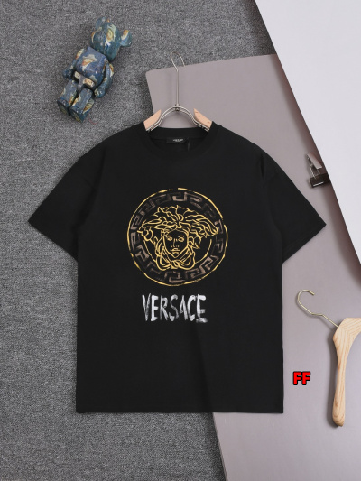 2025年新品春夏ヴェルサーチ 半袖Tシャツ 綿 Tシャツ ...