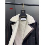 2024年新作原版復刻秋冬LOEWE 皮一体本革 ジャケットアウター   ag工場