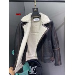 2024年新作原版復刻秋冬LOEWE 皮一体本革 ジャケットアウター   ag工場