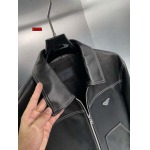 2024年新作原版復刻秋冬PRADA 本革 ジャケットアウター   ag工場