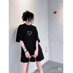 2025年新作早春 バレンシアガ 半袖 Tシャツ 綿 男女兼用  FF工場