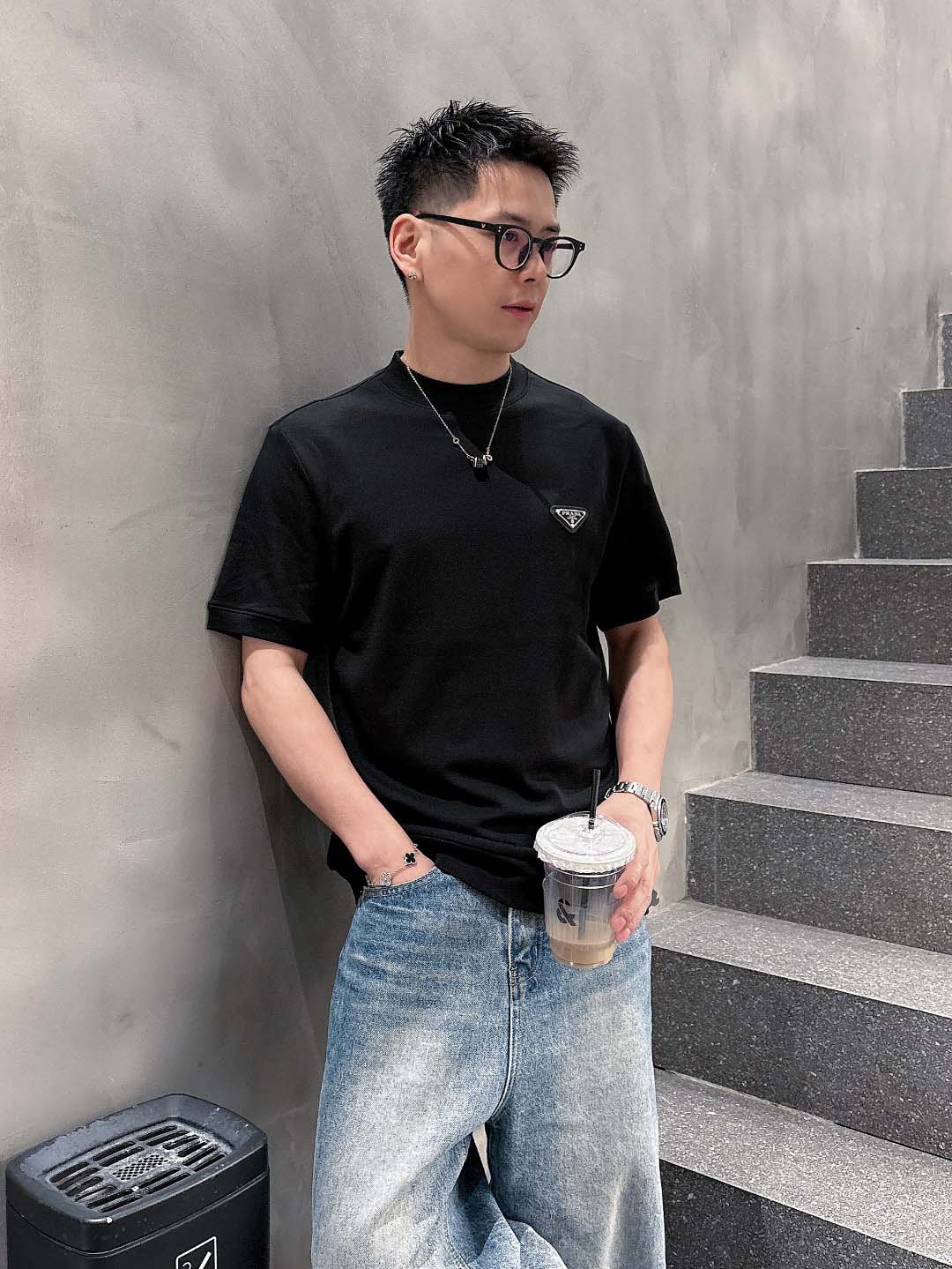 2025年早春新PRADA半袖 Tシャツ  chengyuan工場