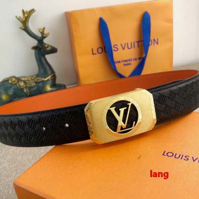 2025年早春新品入荷 ルイヴィトン 本革 ベルト LANG工場