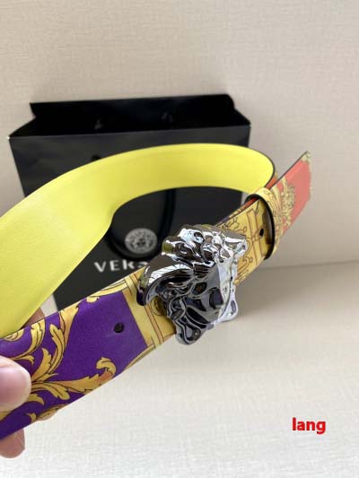 2025年早春新品入荷VERSACE  本革 ベルト LANG工場