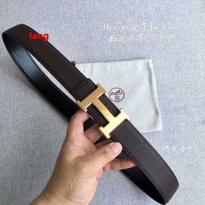 2025年早春新品入荷 エルメス  本革 ベルト LANG工場